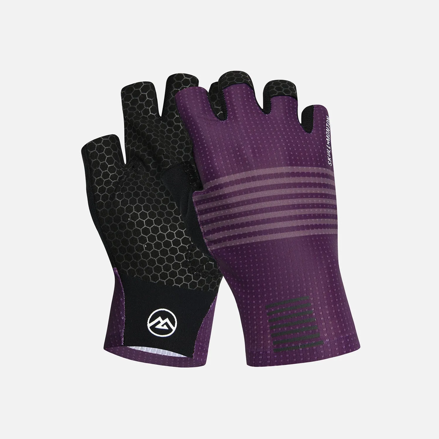 Skull Monton Half Finger Cycling Gloves Monday