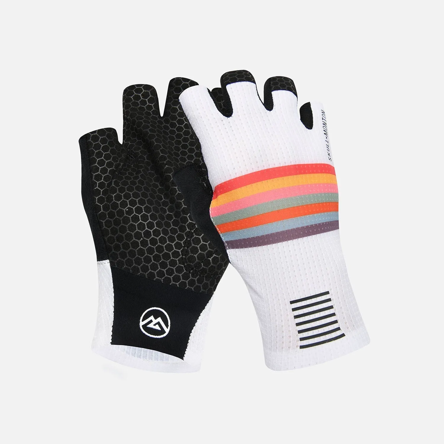 Skull Monton Half Finger Cycling Gloves Monday