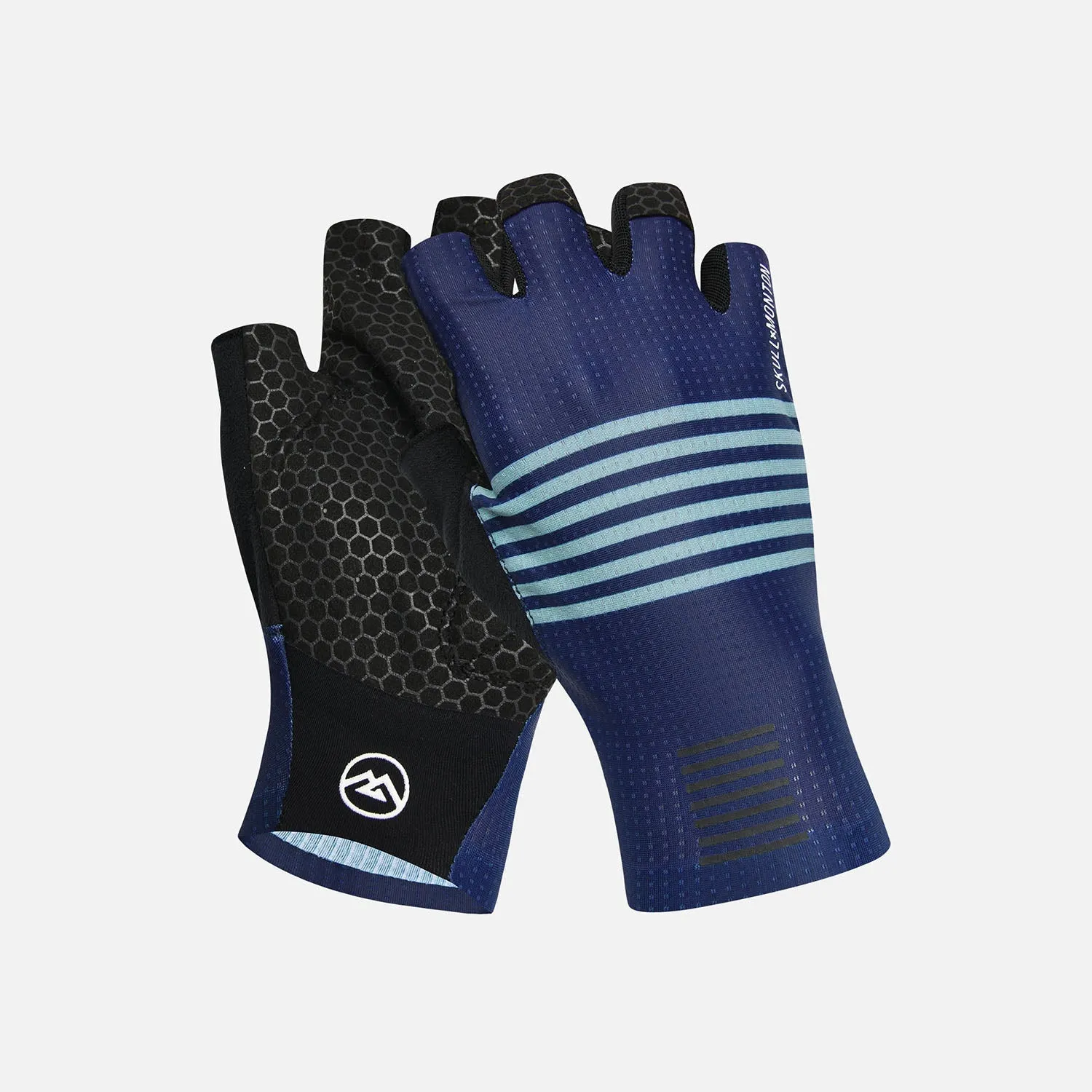 Skull Monton Half Finger Cycling Gloves Monday