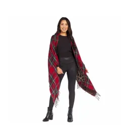 Tartan Reversible Scarf Wrap