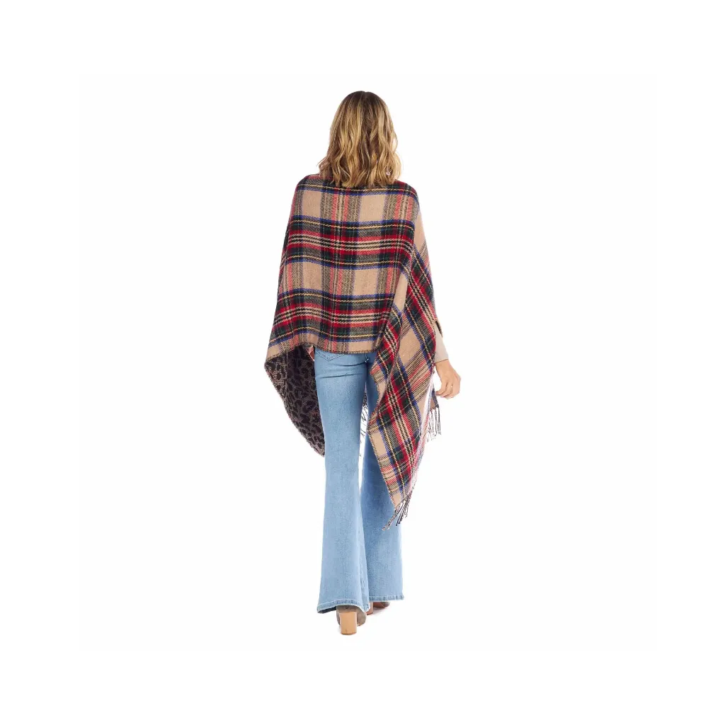 Tartan Reversible Scarf Wrap