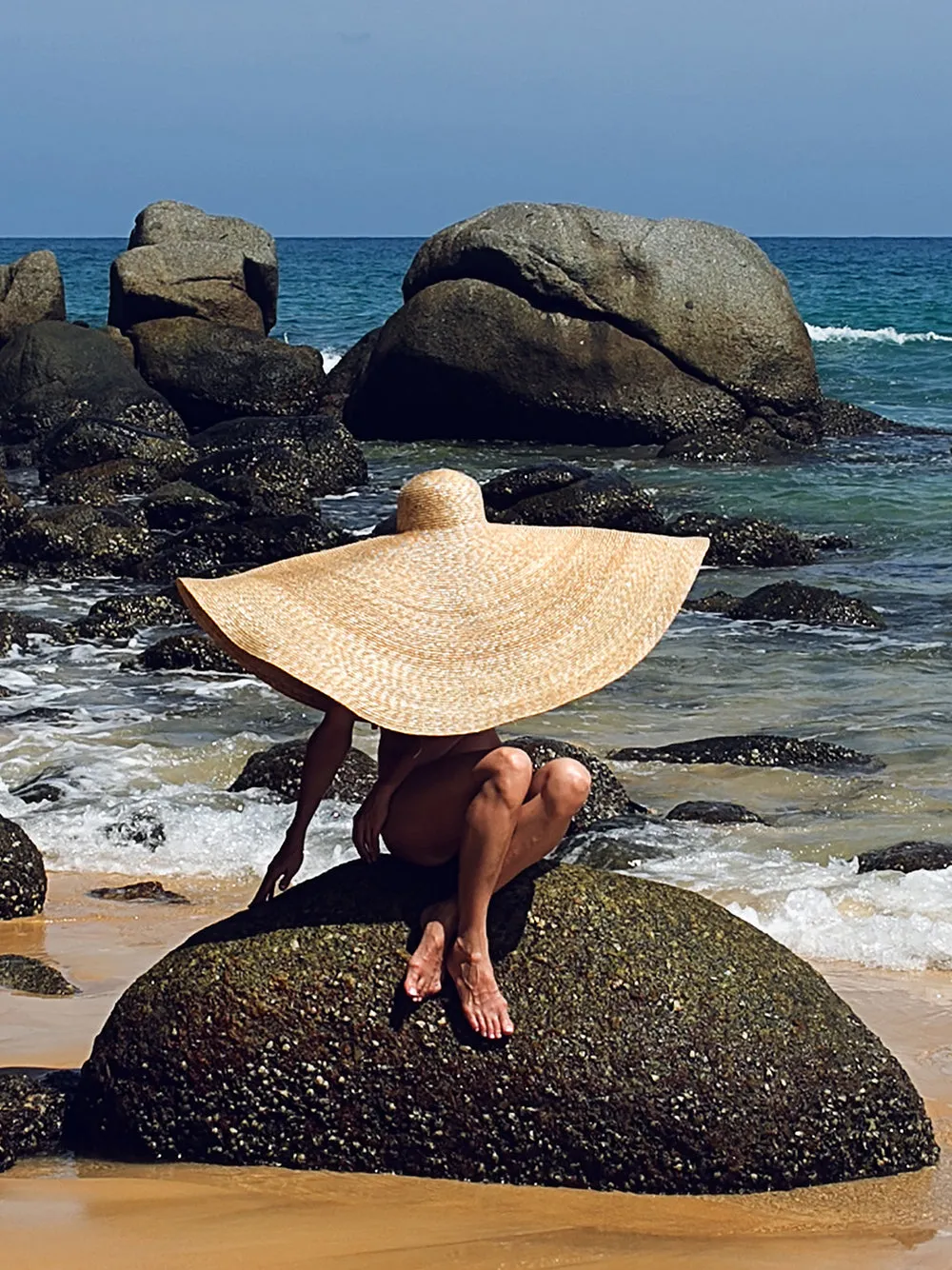 THERESA Oversized Straw-Hat