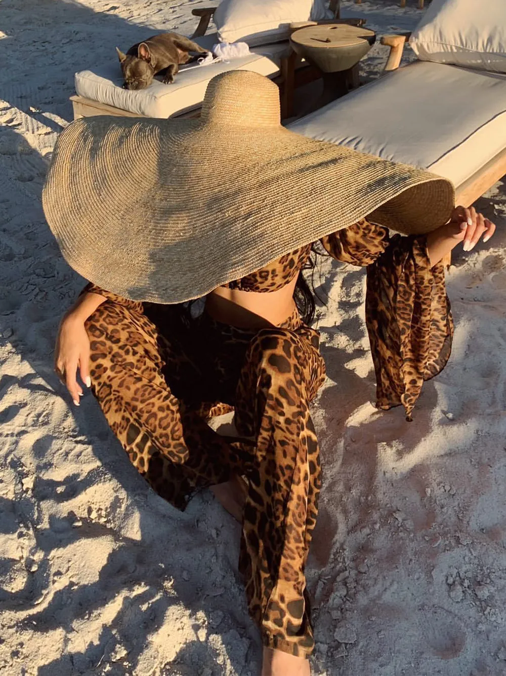 THERESA Oversized Straw-Hat