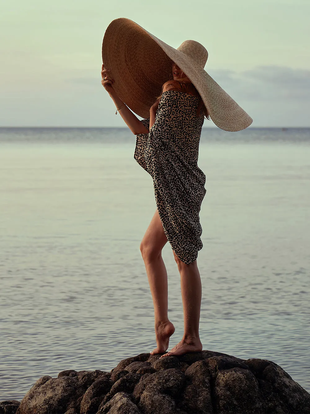 THERESA Oversized Straw-Hat