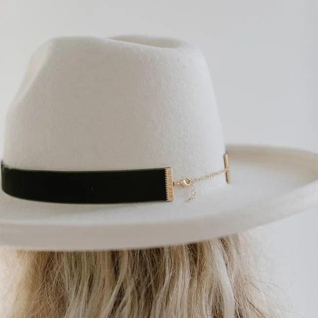 Velvet Chain Hat Band