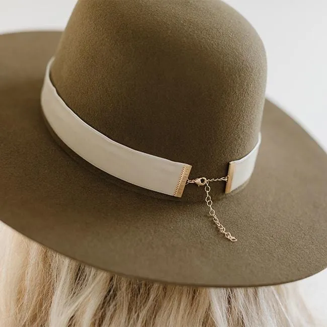 Velvet Chain Hat Band