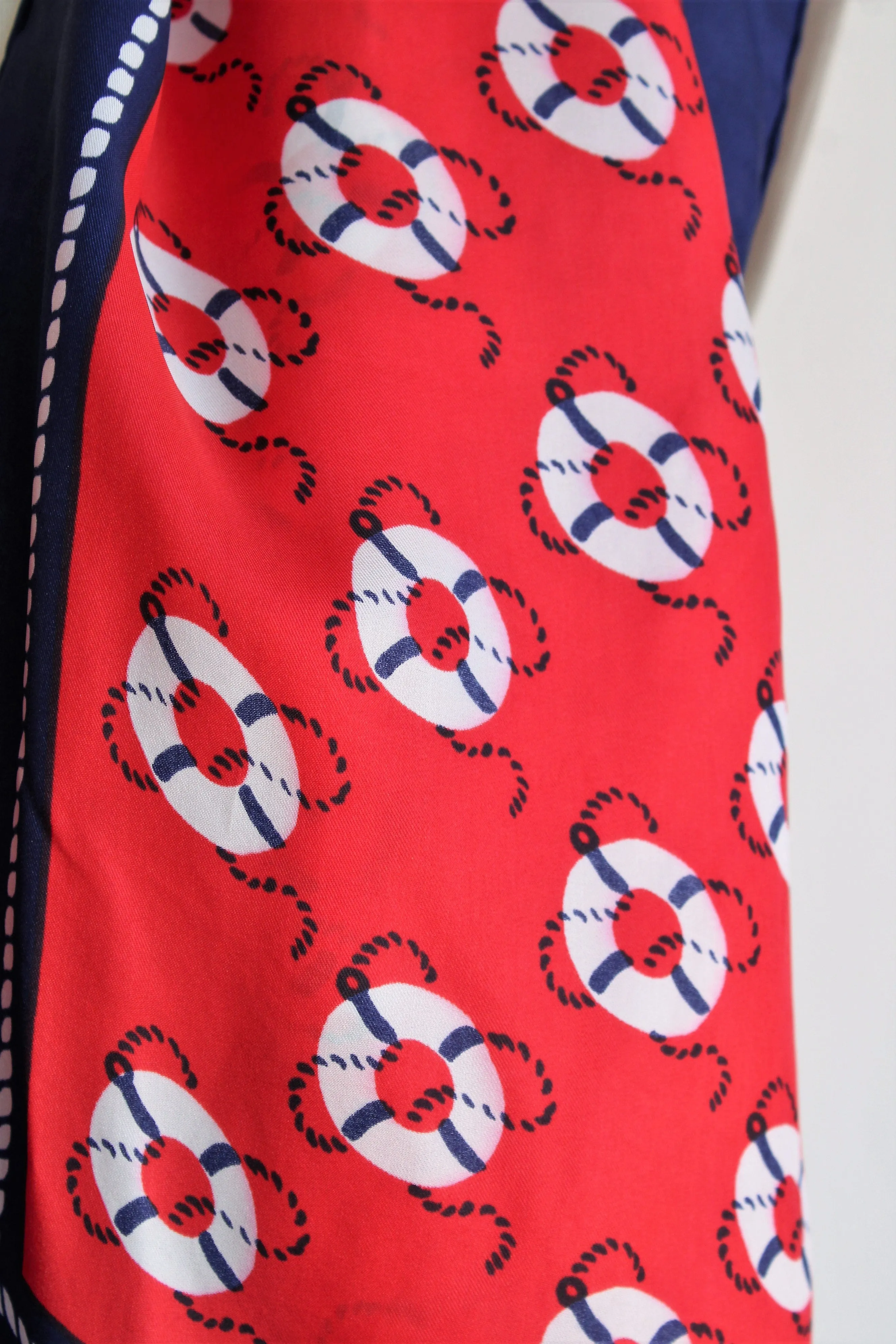 Vintage Nautical Print Scarf