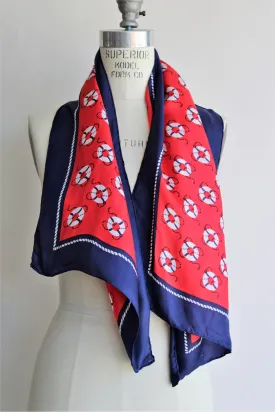 Vintage Nautical Print Scarf
