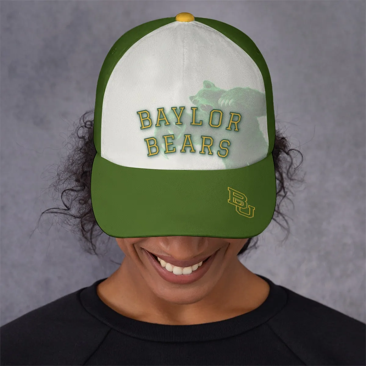 Waco University Vintage Style Peaked Cap