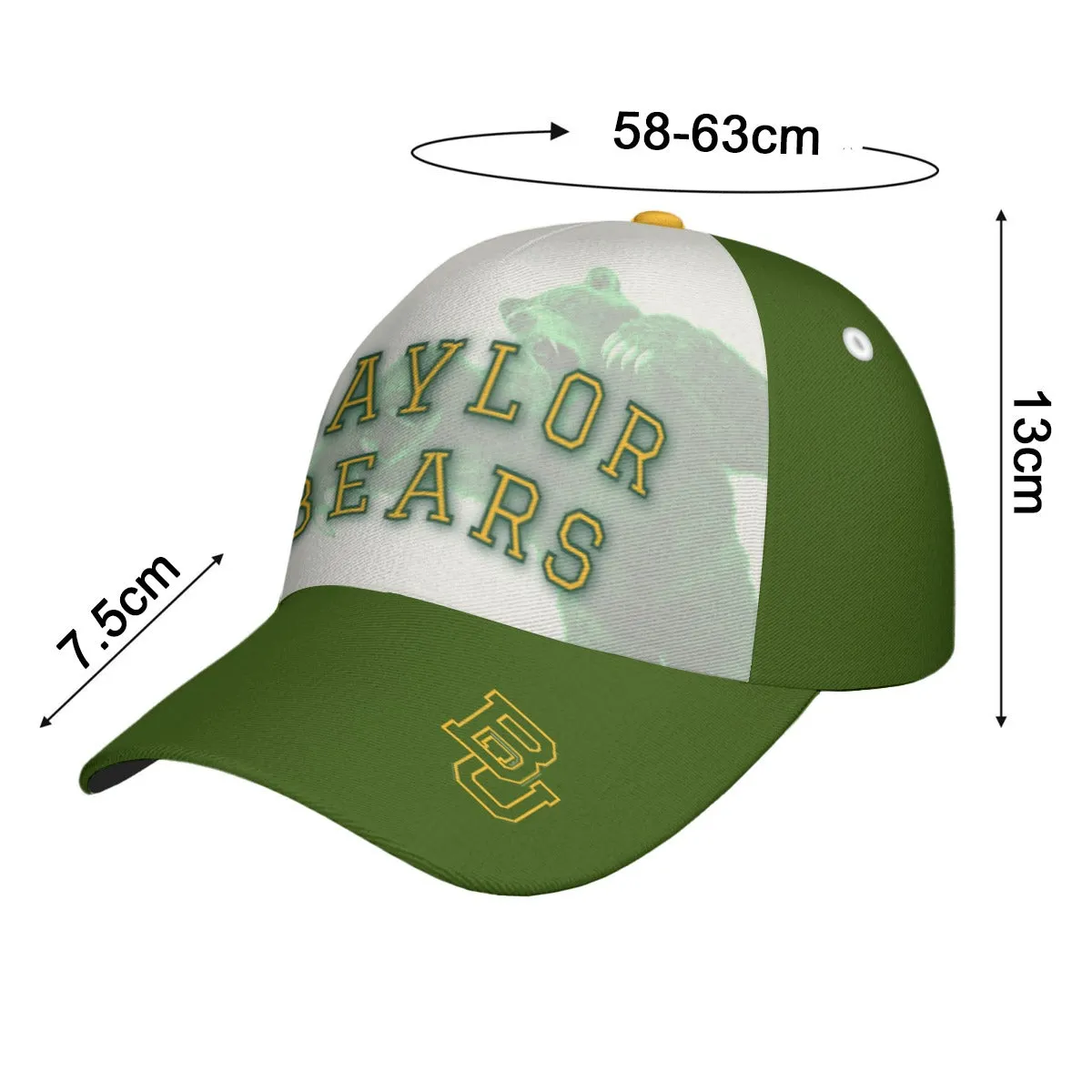 Waco University Vintage Style Peaked Cap