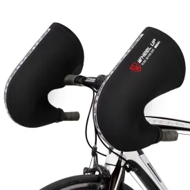 WHEEL UP Winter Bike Handlebar Gloves Bicycle Bar Thermal Mittens,Style: Road Bike Reflective