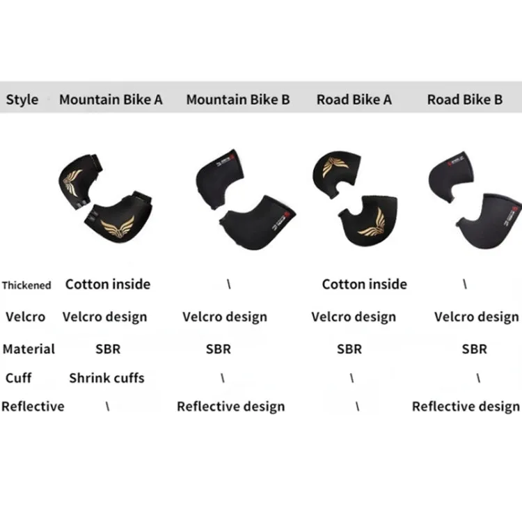 WHEEL UP Winter Bike Handlebar Gloves Bicycle Bar Thermal Mittens,Style: Road Bike Reflective