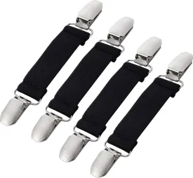 Winter Mitten Clips Elastic Stainless Steel Gloves Clips for Toddler Kids Adults Dress Cinch Sweater Cardigan Shawl Clip