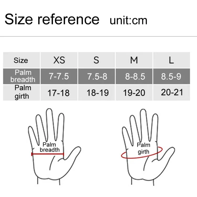 Winter Padded Ski Finger Gloves Outdoor Windproof Warm Sports Gloves, Size: M(Pink)