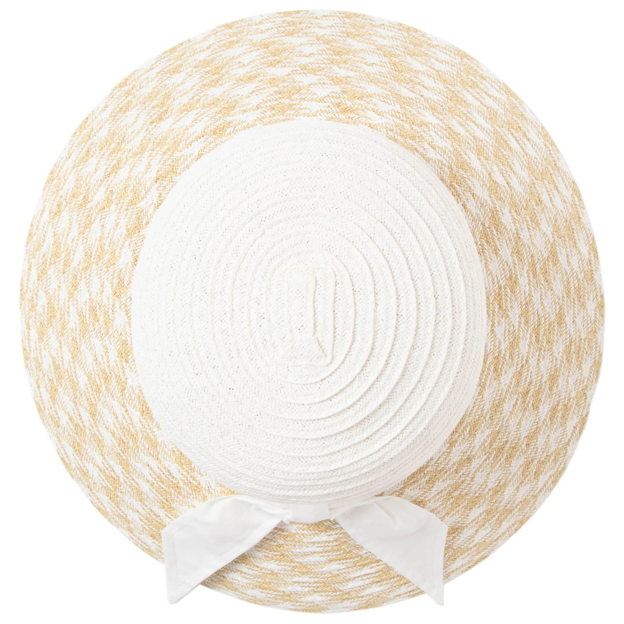 Women's Contrast Round Crown Sun Hat