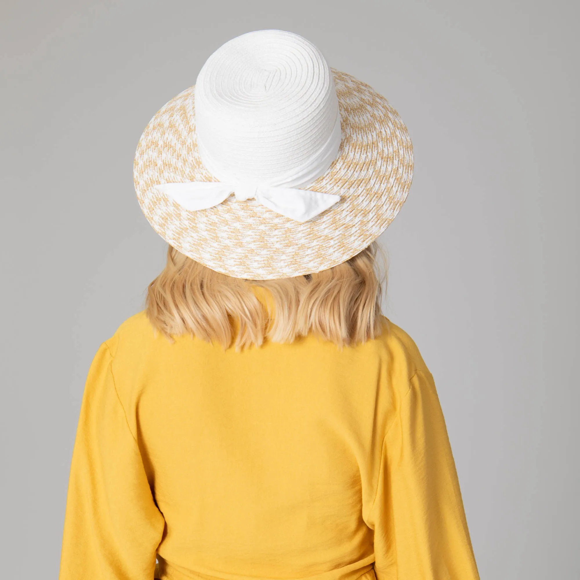 Women's Contrast Round Crown Sun Hat
