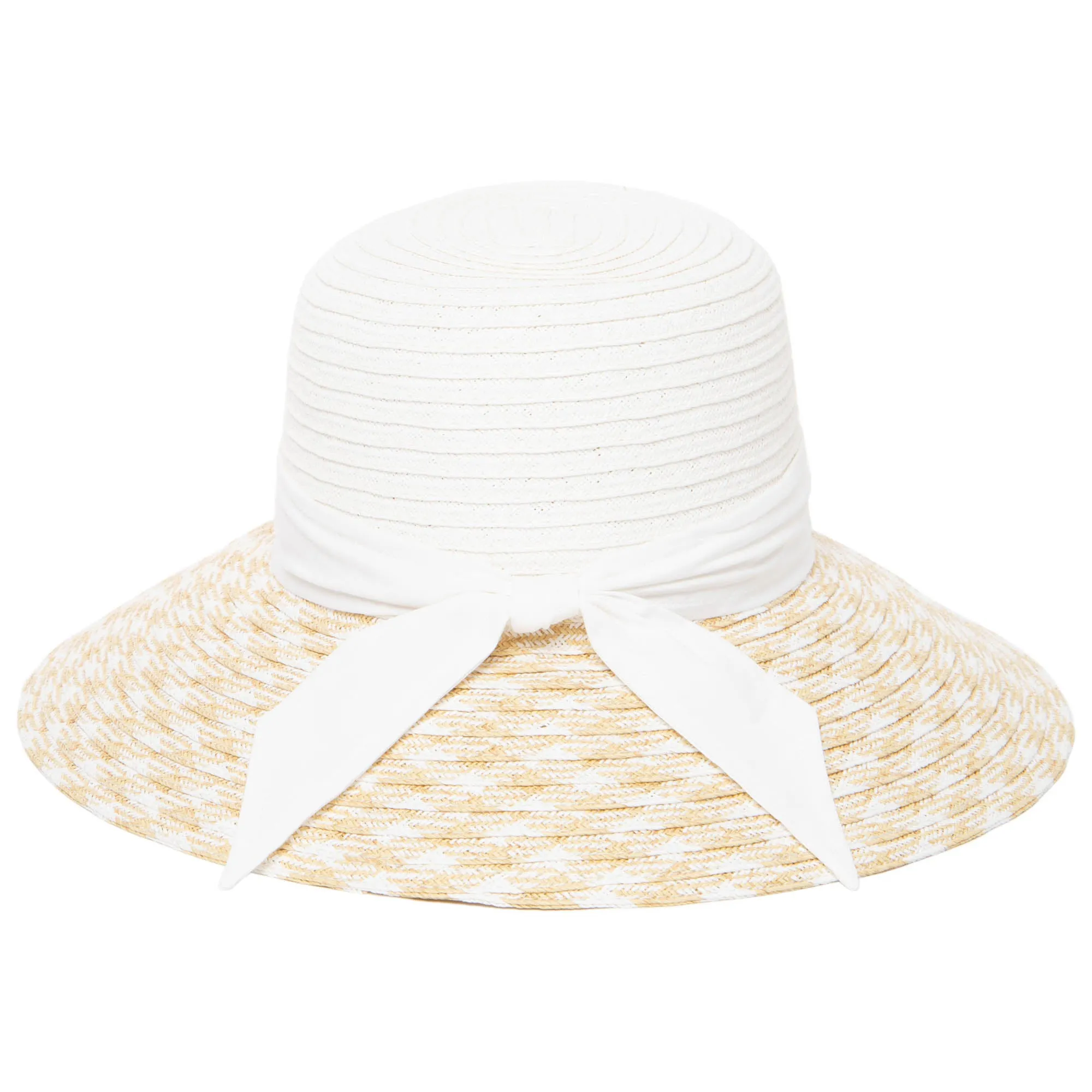 Women's Contrast Round Crown Sun Hat