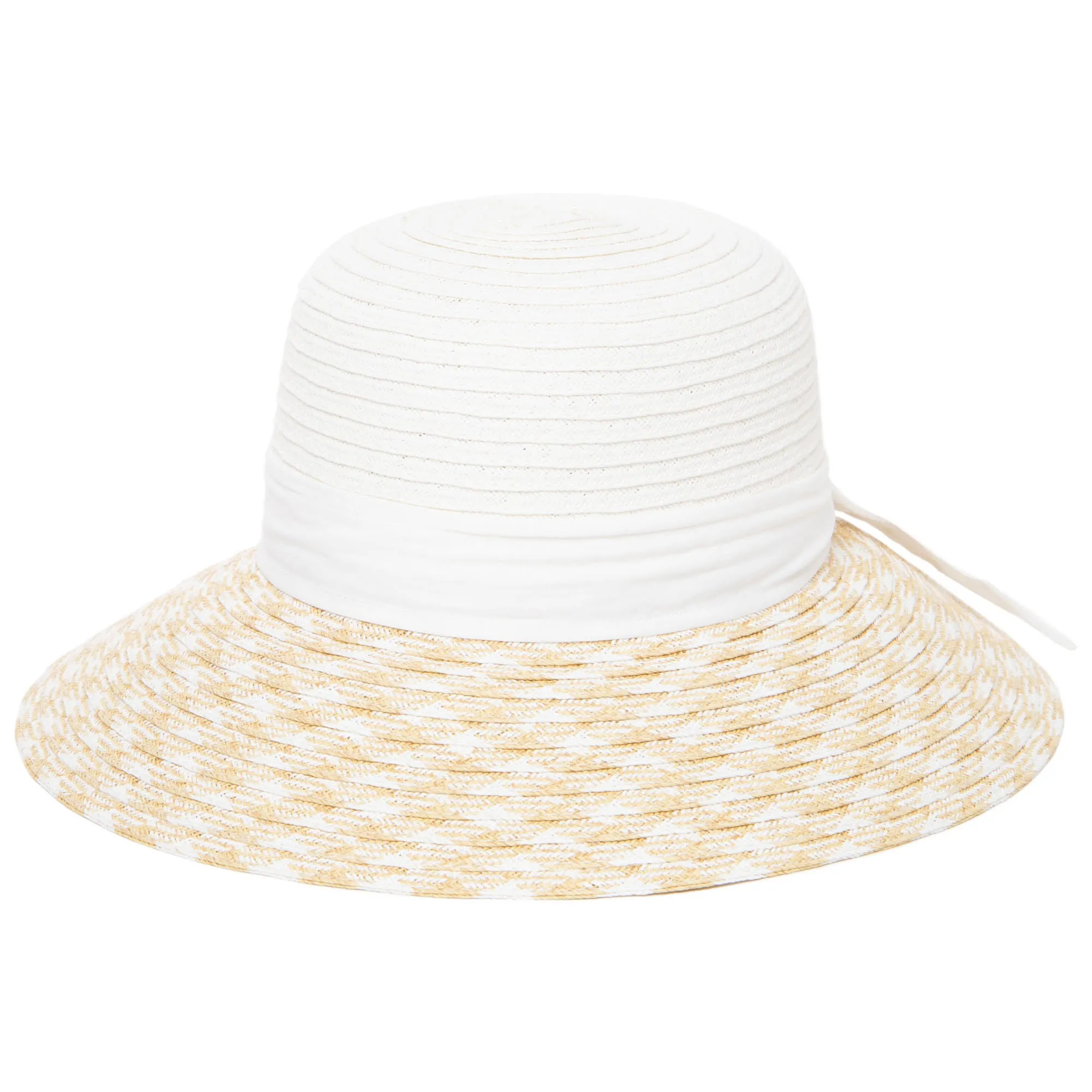Women's Contrast Round Crown Sun Hat