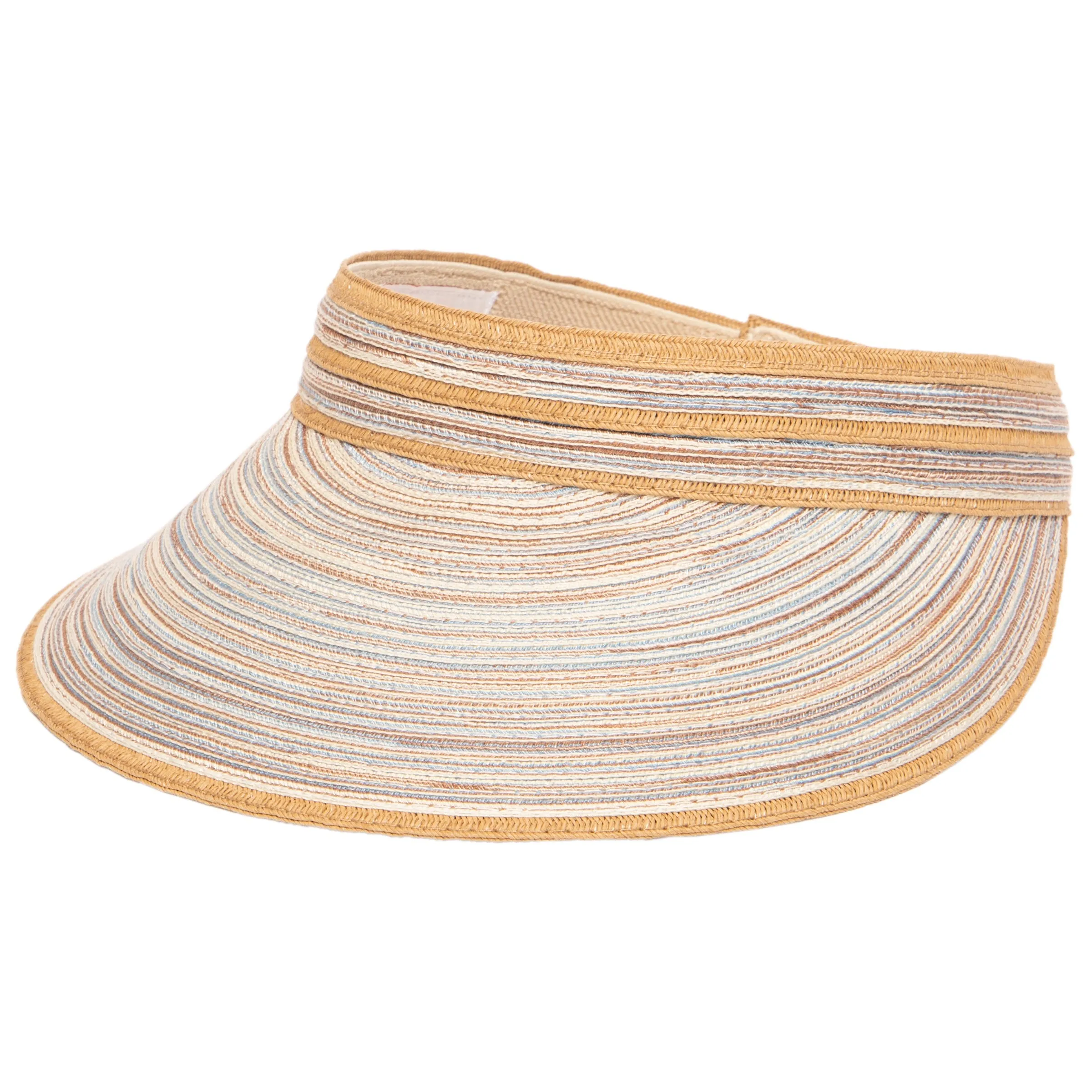 Women's Mixed Braid Visor with Velcro