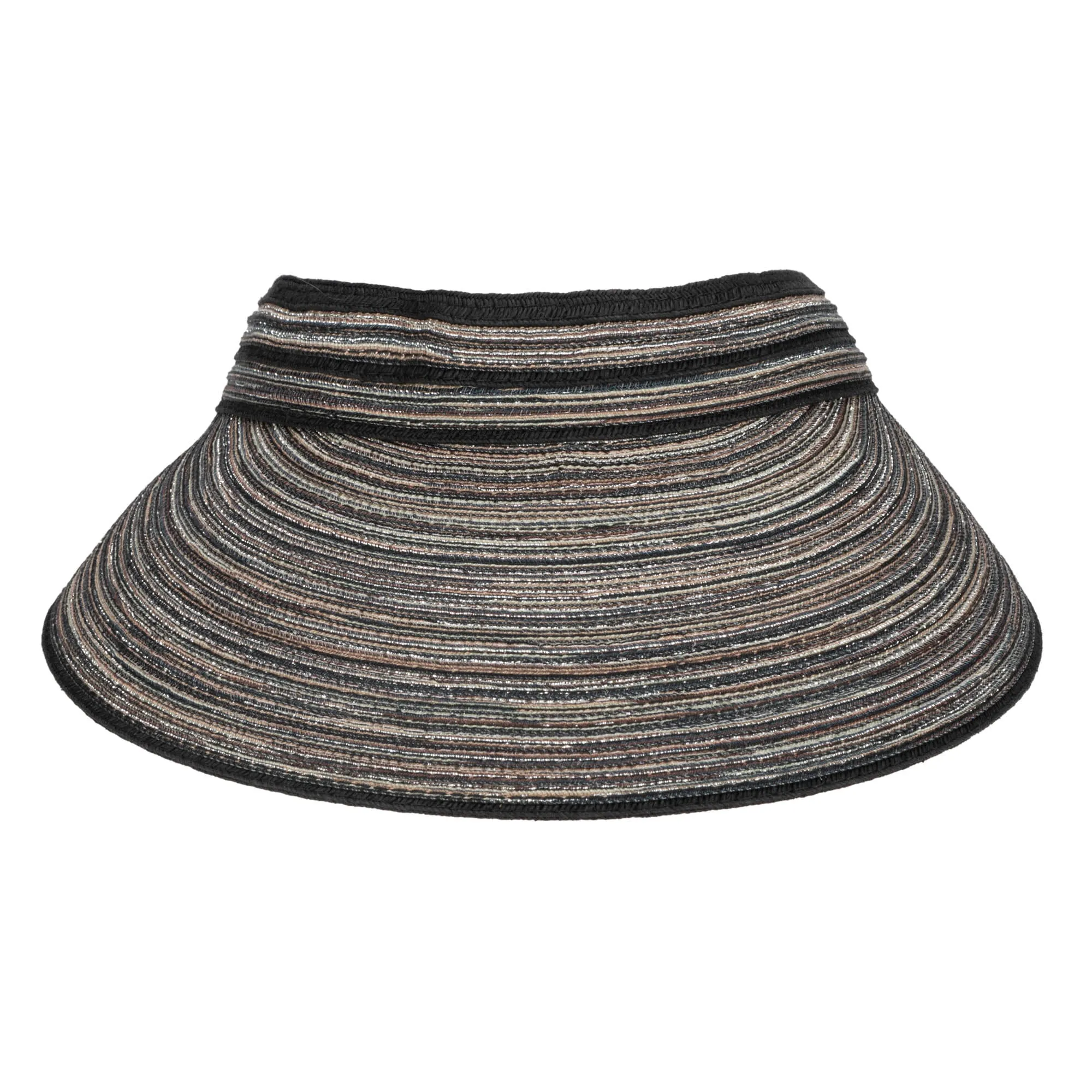 Women's Mixed Braid Visor with Velcro