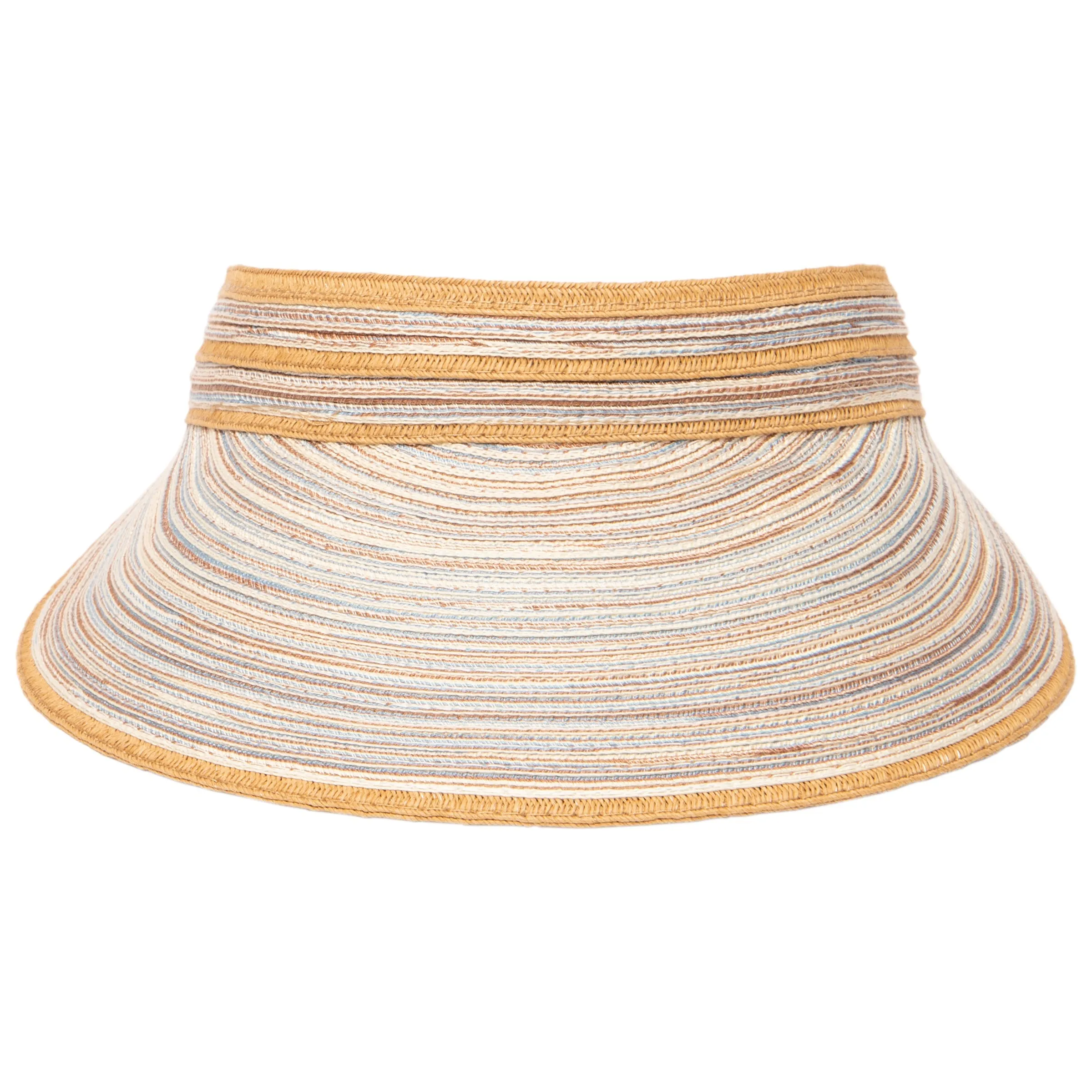 Women's Mixed Braid Visor with Velcro