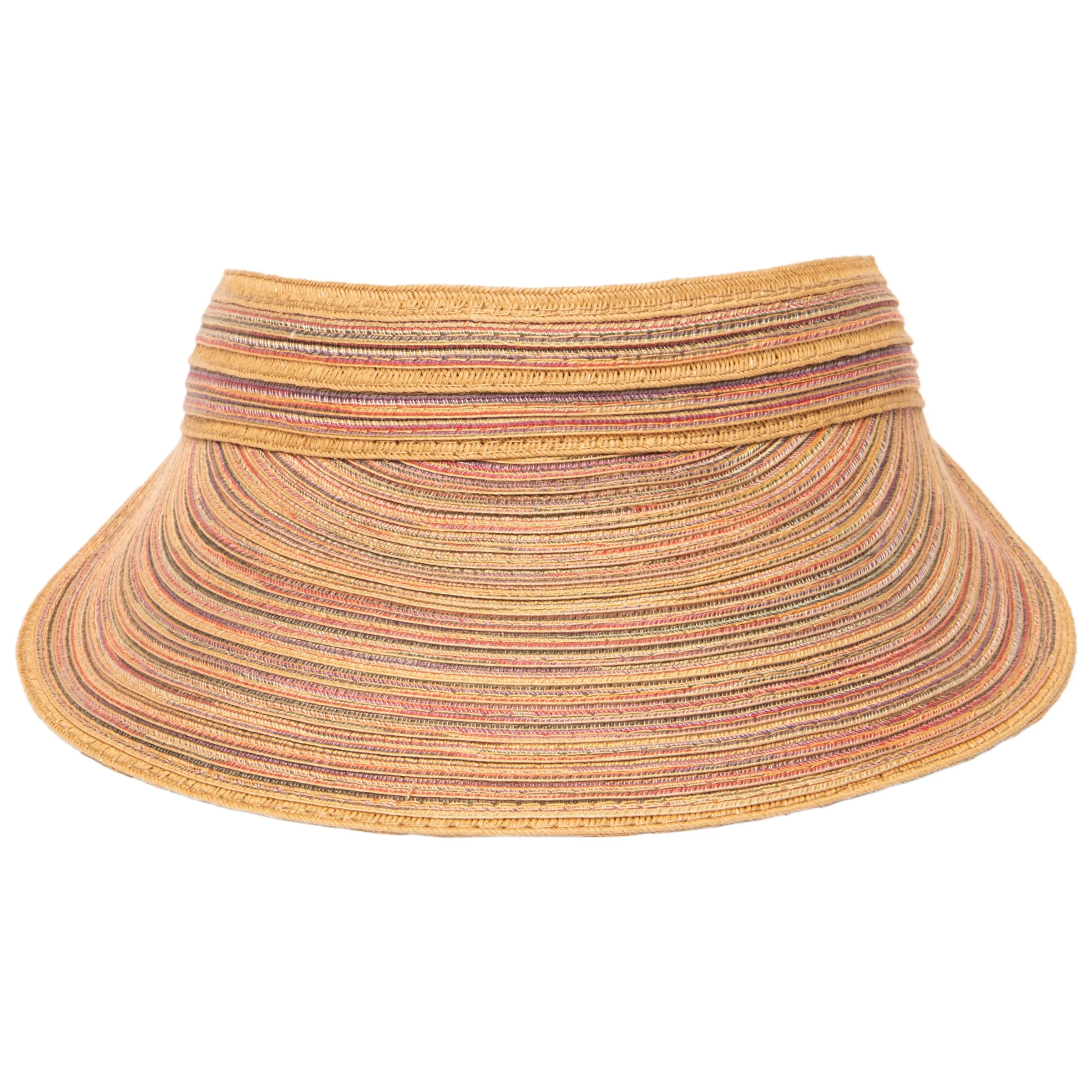 Women's Mixed Braid Visor with Velcro