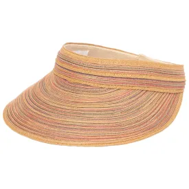 Women's Mixed Braid Visor with Velcro