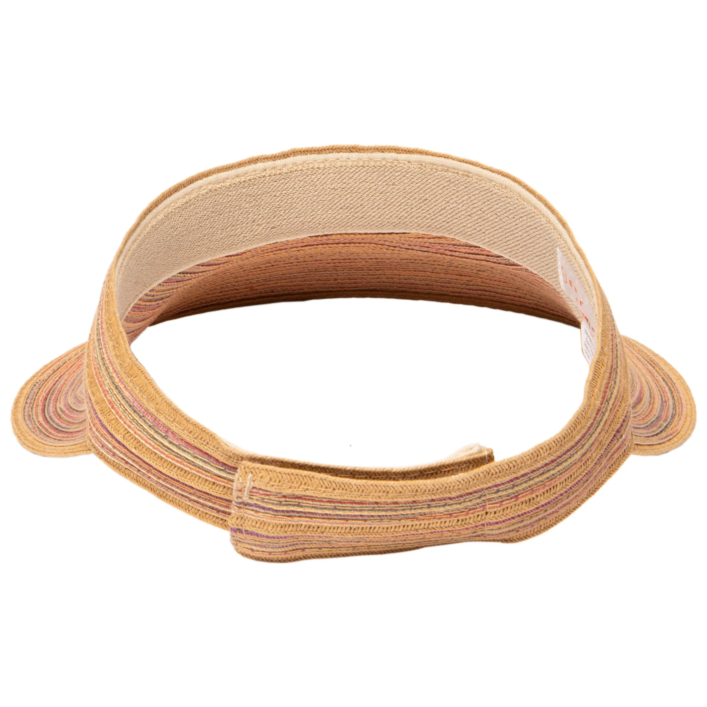Women's Mixed Braid Visor with Velcro