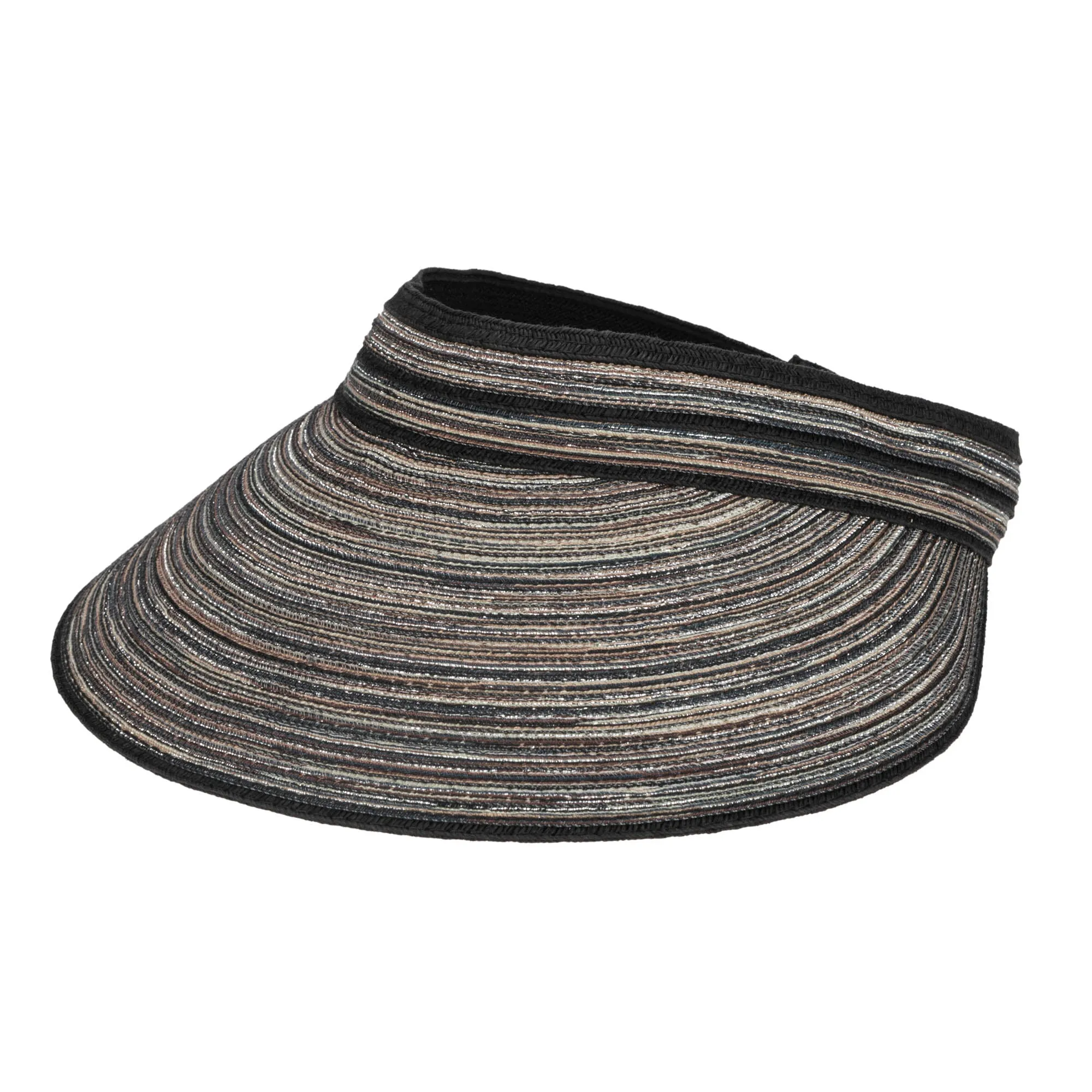 Women's Mixed Braid Visor with Velcro