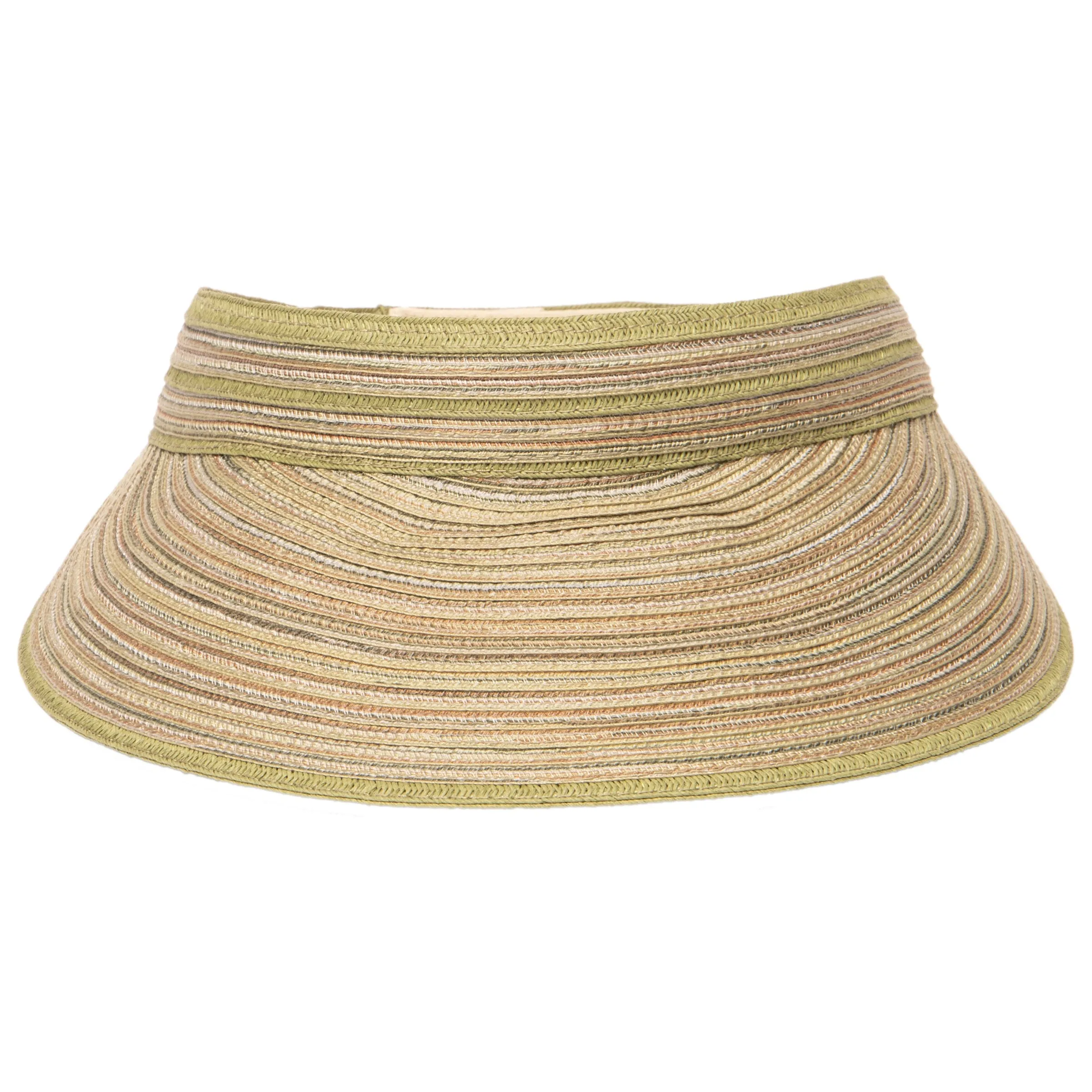 Women's Mixed Braid Visor with Velcro