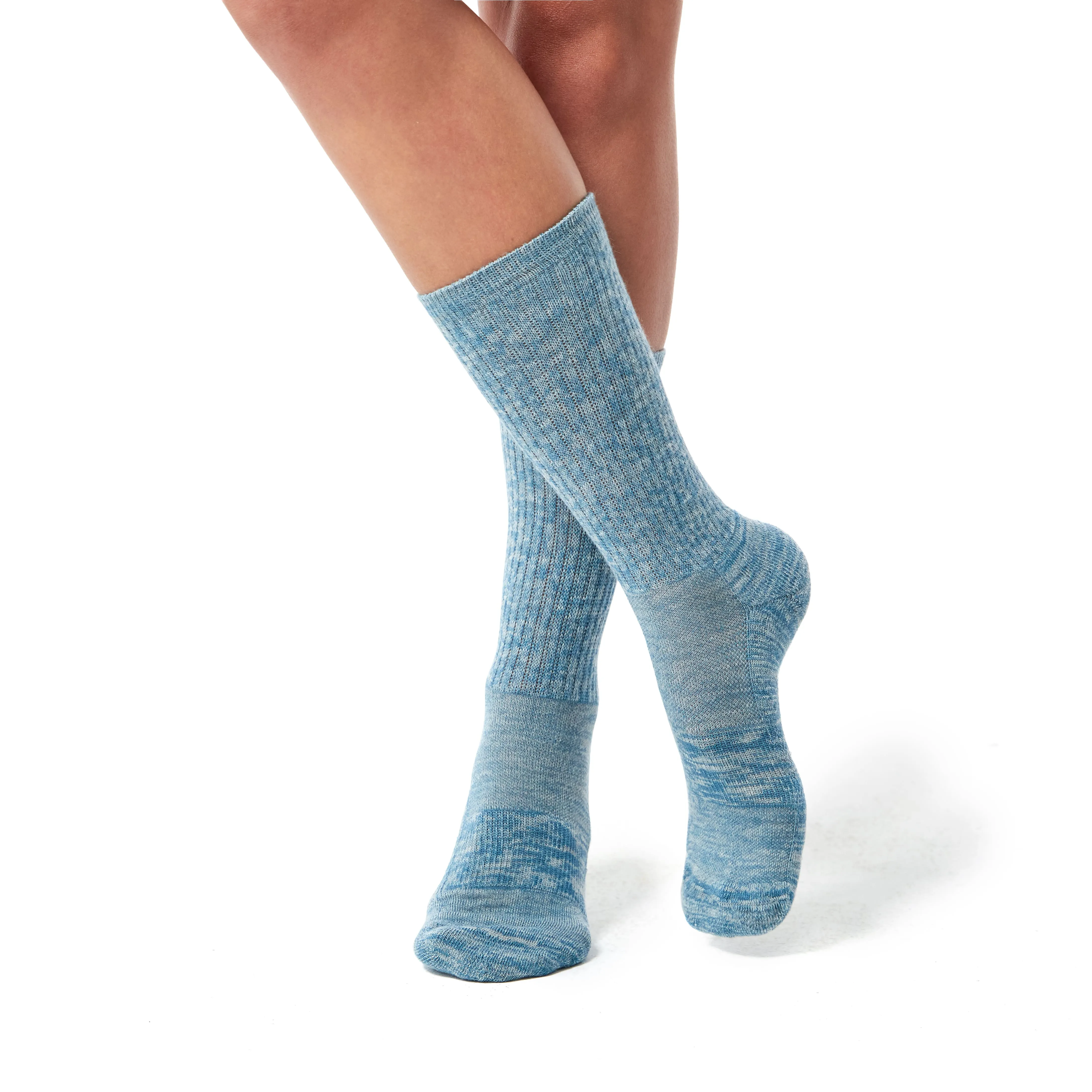 Women's Touch Wear Everyday Comfy crew socks 4-packs
