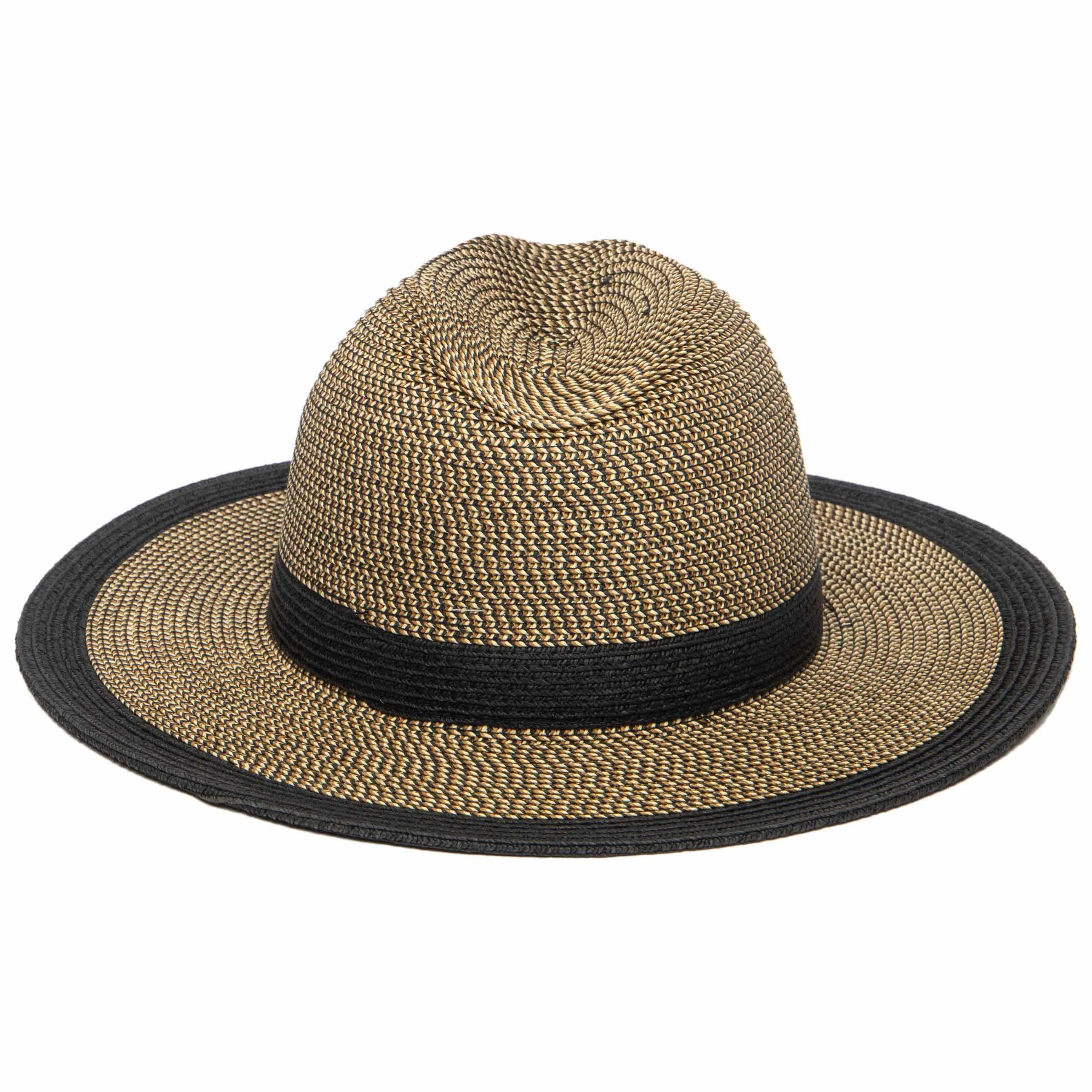 Women's Water Repellent Striped Fedora