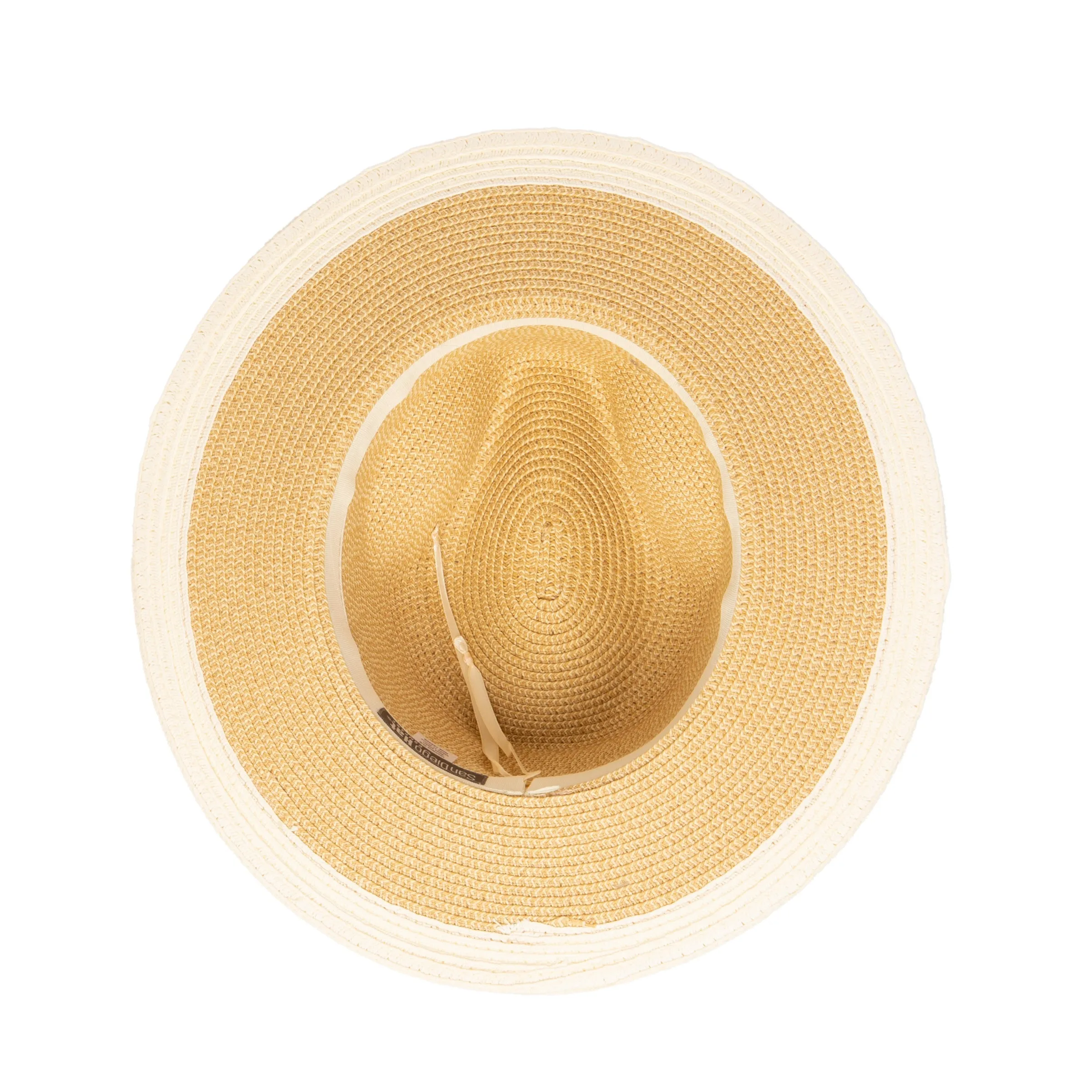 Women's Water Repellent Striped Fedora