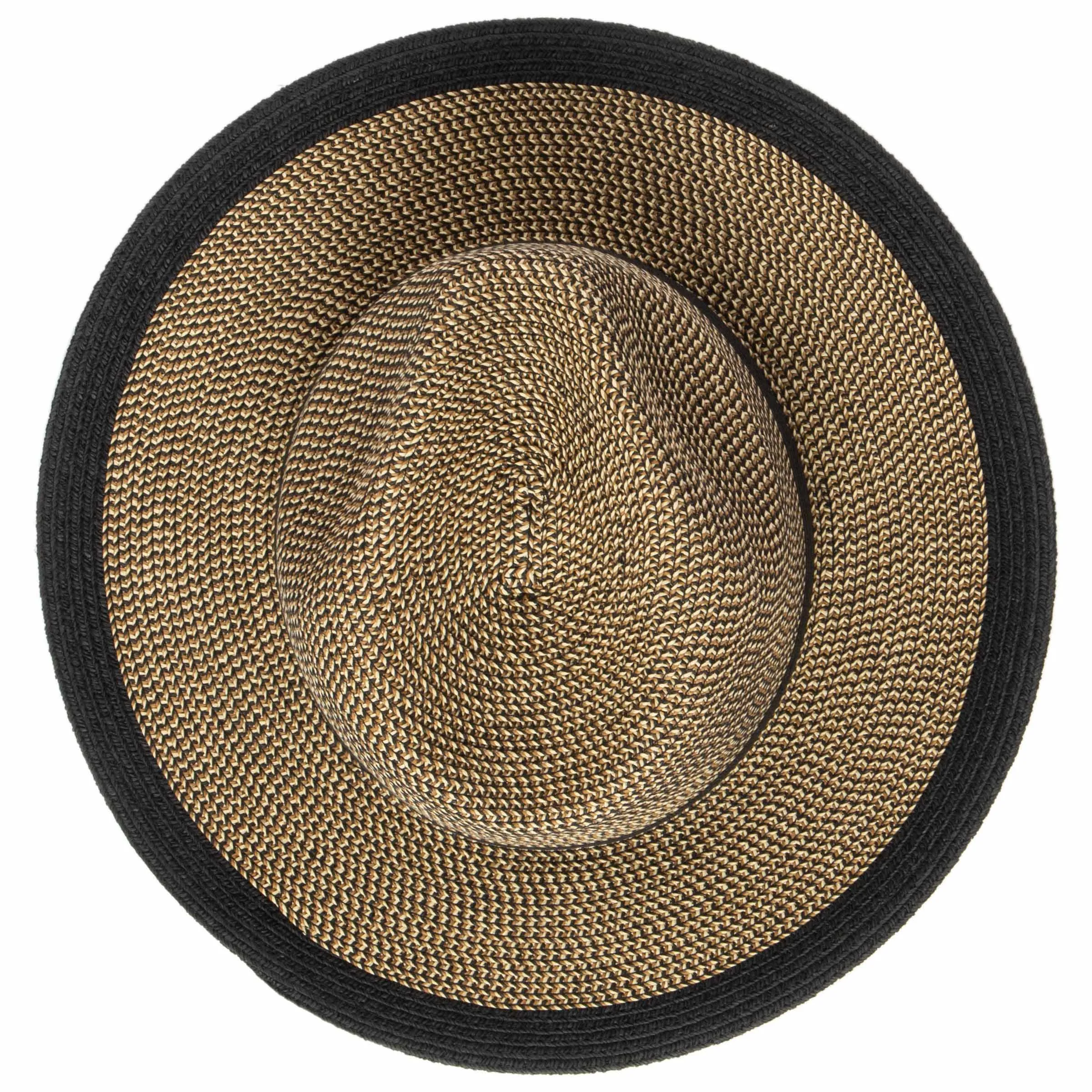 Women's Water Repellent Striped Fedora