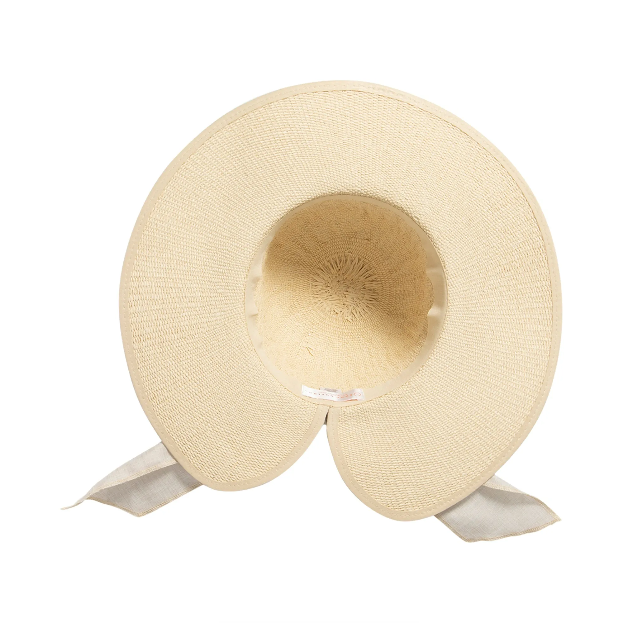 Women's Woven Paper Face Saver w/ Scarf Tie